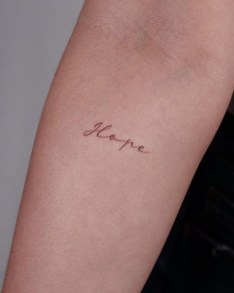 Hope Symbol Tattoo, Hope Tattoos, Lily Tattoo Meaning, Symbols Of Hope, Hope Tattoo, Dove Tattoos, Tattoo Fonts Cursive, Iris Tattoo, Tattoos Simple