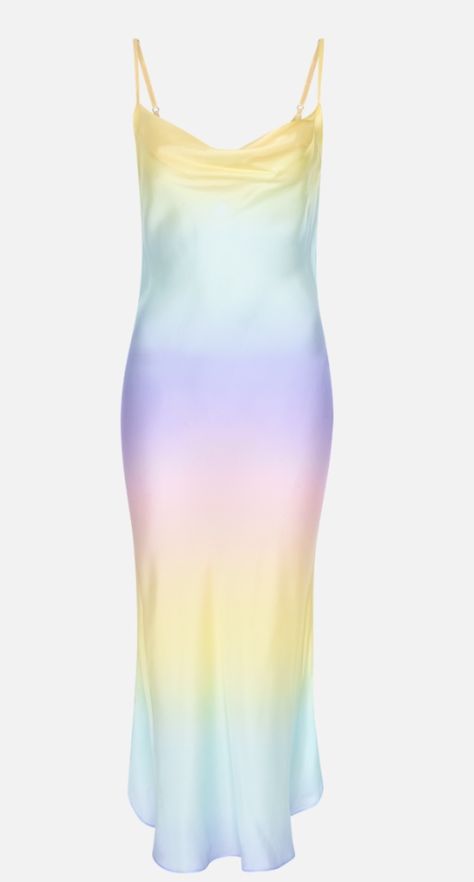 Spring Ball Dresses, Teuta Matoshi Dresses, Neon Green Dresses, Neon Pink Dresses, Flowy Tie Dye V-neck Maxi Dress, Summer Tie Dye V-neck Maxi Dress, Flowy Tie-dye Summer Maxi Dress, Sleeveless Tie-dye Maxi Dress For Spring, Multicolor Vibrant Print V-neck Maxi Dress