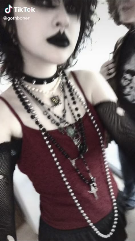 Summer Trad Goth Outfits, Goth Valentines Outfit, Trad Goth Jewelry, Trad Goth Summer Outfits, Vamp Goth Outfit, Goth Concert Outfit, Red Goth Outfits, Vampire Goth Outfits, Gothic Fits