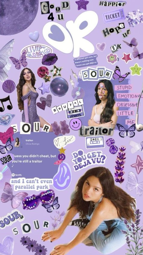 Olivia Rodrigo Instagram, Olivia Lyrics, Olivia + Core + Aesthetic, Purple Wallpaper Iphone, Preppy Wallpaper, Celebrity Wallpapers, Song Artists, Iphone Wallpaper Girly, Cute Wallpaper For Phone