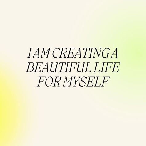 I Will Make A Beautiful Life For Myself, Create Your Life, A Beautiful Life, Manifestation Journal, Lost Love, Affirmation Cards, Beautiful Life, Guide Book, Life Is Beautiful