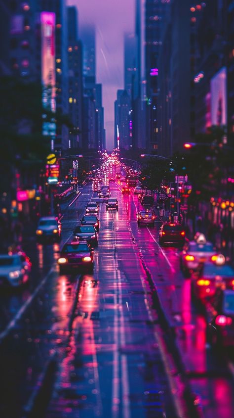 #RainyCityStreet: A vibrant #city street awash with the #neon glow of signs reflecting on the wet, rain-slick pavement. #city #rain #neon #night #lights #aiart #aiphoto #stockcake ⬇️ #Download and 📝 #Prompt 👉 https://stockcake.com/i/rainy-city-street_988588_975861 Neon City Lights Aesthetic, City Aesthetic Rain, Rainy Road, Rainy Aesthetic, Rainbow Magic Fairies, Fall Board, City Rain, Rainy Street, Lo-fi Aesthetic