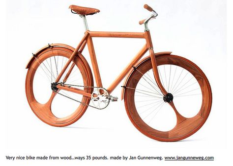 wooden bike - OK so it may not be throbbing, but there's no denying this is one cool ride. Dutch Bike, Wooden Bicycle, Wood Bike, Wooden Bike, I Want To Ride My Bicycle, Fixed Gear, Bicycle Design, Design Industrial, Fine Woodworking