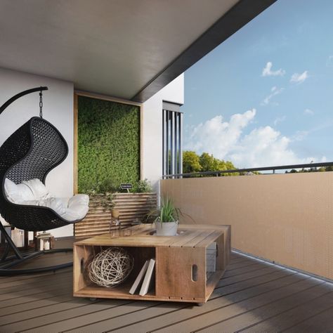 This versatile poly rattan screening can be used to create privacy on balconies, balustrades and terraces, or for fencing, or to cover the unsightly damage. In addition, it provides a shield from wind, rain and snow. Extremely durable, this quality screen is resistant to frost, moisture, soiling and UV rays. It can be used inside or out, throughout the year. Just cut the rattan to the desired size – the weft and warp are sealed so it will not fray. Finish: Cream Rattan Balcony, Balcony Screen, Outdoor Bbq Kitchen, Tall Bookcases, Garden Screening, Privacy Screen Outdoor, Deep Seat Cushions, Fence Landscaping, Ottoman Stool