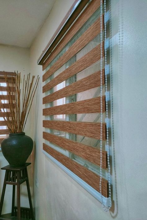 korean blinds Korean Blinds Living Room, Korean Blinds, Rockwell Makati, Roman Blinds Living Room, Blinds Living Room, Manila City, Bamboo Home, Comfortable Living Room, City Project