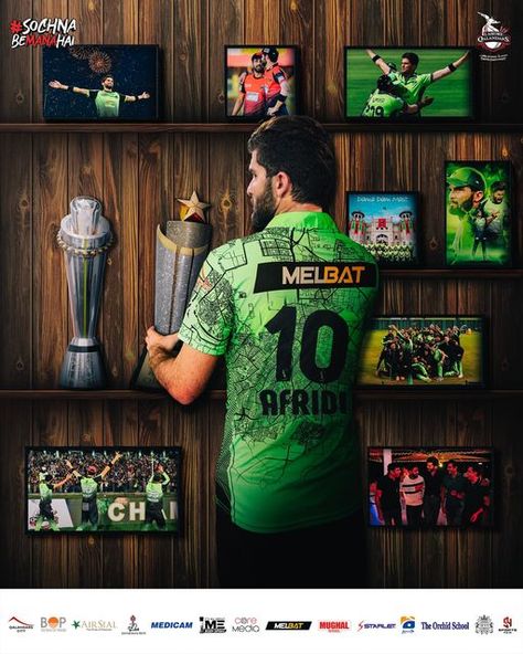 Psl Teams, Lahore Qalandars, Cricket Pakistan, Pakistan Day, Pakistan Cricket Team, Cricket Wallpapers, Sports Design Inspiration, Aesthetic Photography Nature, Imran Khan