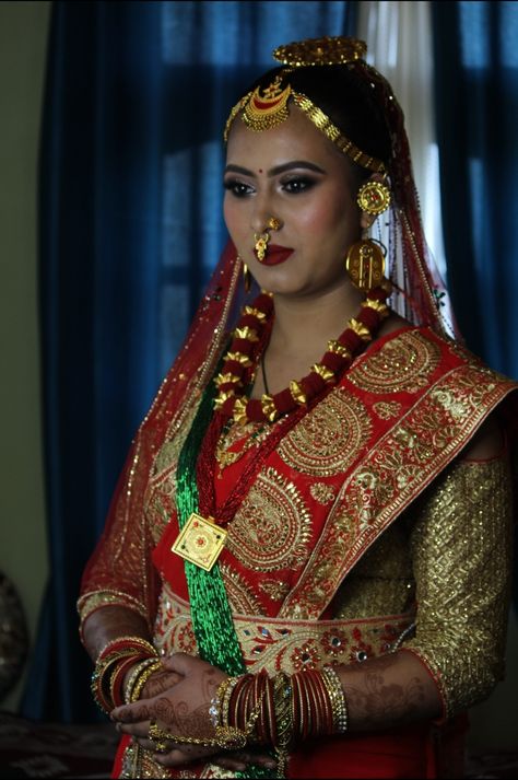 Nepali Traditional Jewellery, Nepali Traditional, Nepali Jewelry, Traditional Jewellery, Bridal Dress Design, Traditional Jewelry, Bridal Dress, Dress Design, Traditional Wedding