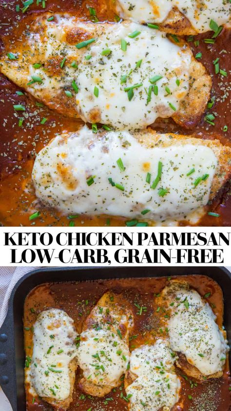 Keto Chicken Parmesan, Chicken Parmesan Recipe Easy, South Beach Diet Recipes, Chicken Parmesan Recipe, Parmesan Recipe, Easy Chicken Parmesan, Parmesan Recipes, Low Carb Sides, Harvest Recipes