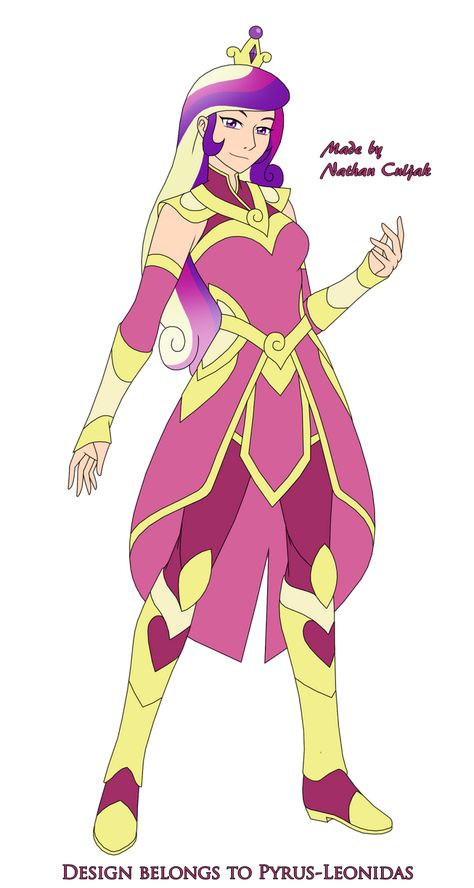 Princess Cadence Human, Mlp Princess Cadence, Mlp Outfits, Pink Superhero, Superhero Oc, Princess Cadence, Cartoon Characters As Humans, Teen Titans Fanart, Superhero Villains