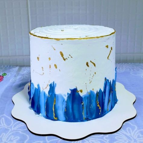 Cake Design For Men, Modern Birthday Cakes, Buttercream Cake Designs, Galaxy Cake, Birthday Cake For Husband, Cupcake Decorating Tips, 21st Cake, Birthday Cake For Him, Simple Cake Designs