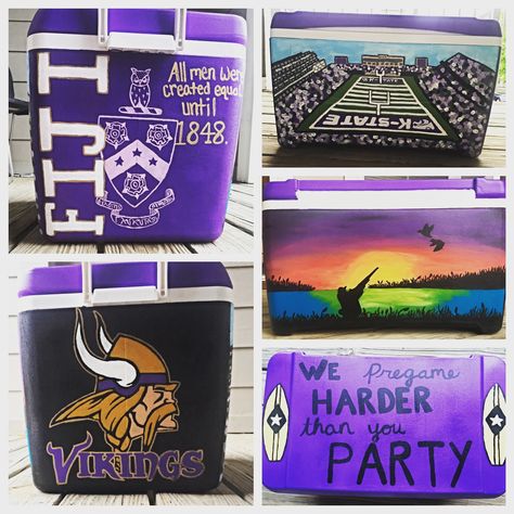 KSU FIJI cooler Phi Gamma Delta Kansas State Fiji Frat, Fiji Cooler, Phi Delt, Formal Cooler Ideas, Viking Party, Phi Gamma Delta, Frat Coolers, Cooler Painting, Kappa Kappa Gamma