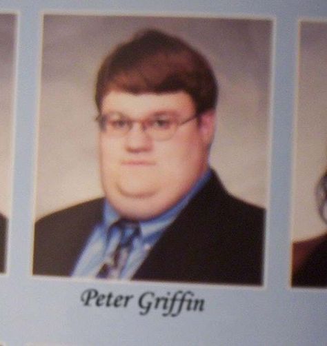 Funny Yearbook, Peter Griffin, School Picture, Yearbook Photos, Yearbook, The Age, A Bad, The Internet, Internet