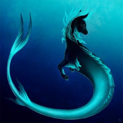 Sea Unicorn | What Underwater Mythical Creature Are You? - Quiz Mythical Creatures Fantasy, Magical Horses, Mystical Animals, Psy I Szczenięta, Fantasy Horses, Mythical Animal, Cute Fantasy Creatures, Fantasy Beasts, Underwater Creatures