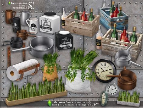 Alpha Sims, Cc Clutter, Kitchen Extras, House Objects, Sims Memes, Sims 4 Kitchen, Sims 4 House Plans, Kitchen Clutter, Sims 4 Cc Makeup