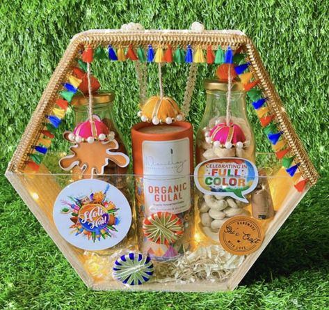 Navratri Gift Hampers, Holi Hampers, Festive Hampers, Holi Decor, Army Party Decorations, Holi Theme, Diwali Hampers, Handmade Hamper, Holi Hai