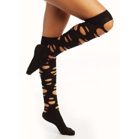 Punk Grunge Fashion, Goth Grunge Outfits, Intimate Ideas, Popular Trends, Punk Accessories, Knee Highs, Leggings And Socks, High Design, Gothic Accessories