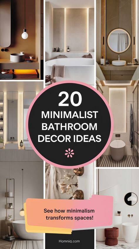 20 Minimalist Bathroom Decor Ideas: Achieve a Simple Bathroom Decor Look


Embrace simplicity with minimalist bathroom decor that focuses on clean lines and subtle elegance, creating a fresh and relaxing vibe.
#SimpleDecor #RelaxingVibe #FreshLook Minimalist Bathroom Ideas, Modern Farmhouse Bathroom Decor, Minimalist Bathroom Decor, Neutral Bathroom Decor, Bathroom Counter Decor, Minimalist Bathroom Design, Simple Bathroom Decor, Serene Bathroom, Counter Decor