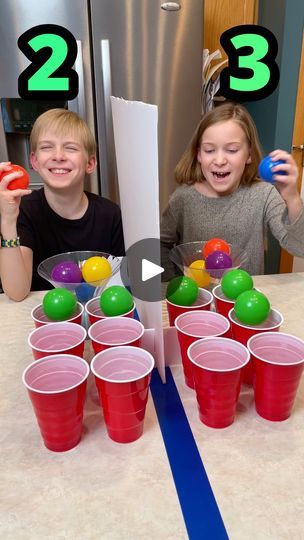 7.1M views · 109K reactions | Brother Sister Telepathy Game 😂 | Brother Sister Telepathy Game 😂  Kids play funny diy party game with cups. Loser gets an egg on their head.  This video was produced by Benson Crew,... | By Benson CrewFacebook Benson Brothers Games, Diy Party Games, Easter Festivities, Games To Play With Kids, An Egg, Kids Play, Party Game, Brother Sister, Diy Party