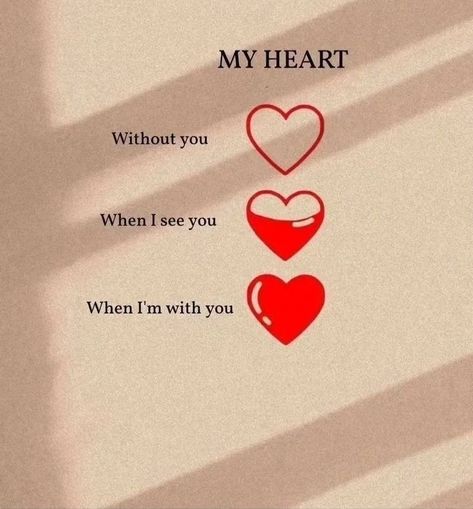 Kind Heart Quotes, Thinking Of You Quotes, Tiny Quotes, Soul Love Quotes, Love Quotes For Him Romantic, Qoutes About Love, Cute Love Quotes For Him, When I See You, Simple Love Quotes