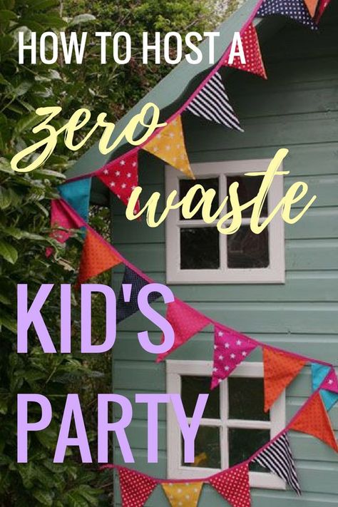 Kids parties are inherently wasteful. We've pulled together our best tips for throwing a zero waste party for your kids birthday or any other special occasion! Learn more at buymeonce.com #buymeonce #kids #zerowaste #zerowasteparty #partyplanning #partytips Ecofriendly Party, Eco Friendly Birthday Party, Kids Nowadays, Eco Kids, Eco Friendly Kids, Zero Waste Gifts, Kids' Party, Eco Friendly Living, Childrens Party