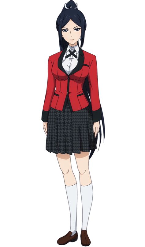 Sakura Miharutaki, Sachiko Juraku, Anime Kakegurui, School Uniform Dress, Poses Anime, Anime Reviews, Yumeko Jabami, Horror House, Character Sketches