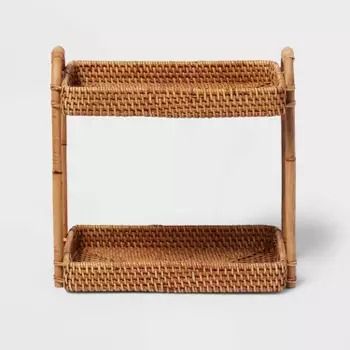 Bathroom Accessories : Target Dorm Bathroom, Beachy Room, Countertop Storage, Bathroom Tray, Vanity Bathroom, Natural Weave, Boho Bathroom, Apartment Bathroom, House Room