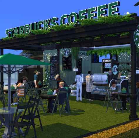 Lotes The Sims 4, Sims 4 Tsr, Truck Games, Sims 4 Cc Kids Clothing, Sims Packs, Los Sims, Rooftop Restaurant, Sims 4 Build, Sims House