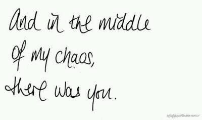 And in the middle of my chaos, there was you. Under Your Spell, Missing You Quotes, Relationship Help, You Quotes, Cute Love Quotes, Marriage Advice, Lyric Quotes, Pretty Words, Be Yourself Quotes