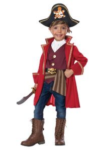 CAP’N SHORTY / TODDLER Toddler Pirate Costumes, Toddler Boy Costumes, Famous Pirates, Burgundy Vest, California Costumes, Fancy Dress Up, Red Vest, Pirate Hats, Toddler Halloween Costumes