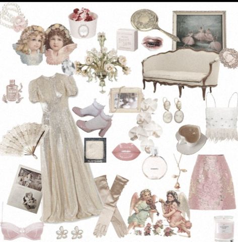 Angelcore outfit and inspo ♡ Angelcore Aesthetic Outfits, Angel Core Outfit, Angelcore Fashion, Angelcore Outfits, Rococo Outfit, Angelcore Aesthetic, Angel Outfit, Outfit Classy, Princess Core