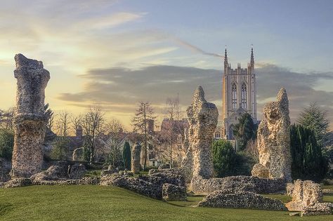 Abbey Ruins at Bury St. Edmunds King Edmund, Edward The Confessor, Abbey Ruins, Anglo Saxon Kings, Norman Conquest, Ireland Scotland, England Homes, Bury St Edmunds, King Henry Viii