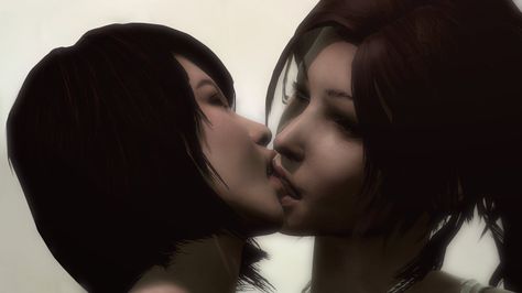 Sam And Lara In - We Mustn't by Rastifan on DeviantArt Lara X Sam, Lara Croft Game, Game Characters, Lara Croft, Tomb Raider, Video Game Characters, View Image, Resident Evil, Human Silhouette