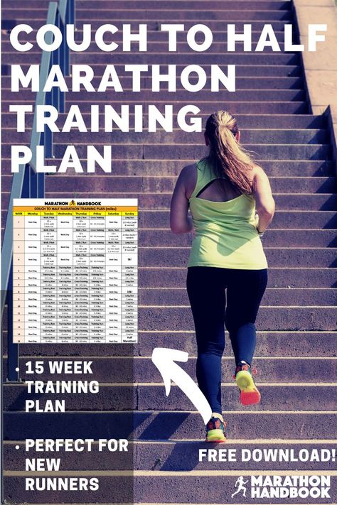 This 15 week couch to half marathon training plan is exactly what I needed to lead me through my first half marathon experience!  Perfect for beginner runners, this couch to half marathon training schedule will get you race ready! Couch To Half Marathon Training, Half Marathon Plan, 10k Training Plan, Running Plan For Beginners, Half Marathon Training Schedule, Marathon Training For Beginners, Marathon Training Schedule, One Song Workouts, Running Group