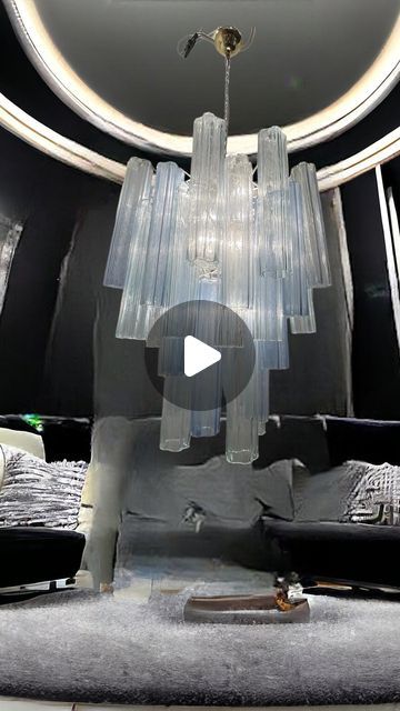 Artedesign Vintage Chandeliers on Instagram: "Extra Large Murano Glass Tronchi Tube Chandelier 
DM for price ✅
Composed from clear and light blue tubes 
Height including chain and ceiling canopy 142 cm
Height without chain 80 cm
Width 60 cm
Features 8 Lights 
Requires 1 E27 light bulbs 
New wiring installed compatible with Europe UK USA 
#artedesign#muranolampe#muranoglass #interiordesignideas #interiordesigninspo #interiør #inredarestockholm #pamono#selency #ecwid_store #luxuyhomes" Chrome Large Chandelier, Murano Glass Chandelier Dining Rooms, Murano Chandelier Modern, Murano Glass Chandelier Vintage, Christal Chandelier Murano, Ceiling Canopy, Vintage Chandelier, Extra Large, Murano Glass