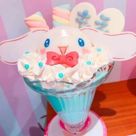 ⋆˚🌸🌙˖° tags ︵︵🌈 ꒰ ♫ ˚ ̟☆♡ #kawaii #cutecat #rainbow #decoration #pudding #kawaiicore #silly #kirby #rilakkuma #luckystar ; (・ω・)｡:゜☆｡ 🍓 ₊˚⊹ ᰔ Japanese Parfait, Cat Tuxedo, Kawaii Dessert, Charmmy Kitty, Rice Ball, Cute Snacks, Food O, Japanese Snacks, The Cafe