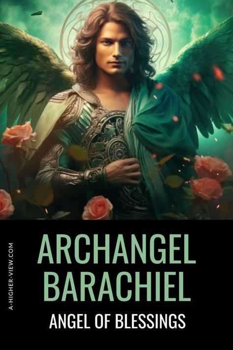 In the celestial hierarchy, Archangel Barachiel is a revered and benevolent figure, commonly known as the “Angel of Blessings.” The name “Barachiel” itself is often interpreted to mean “Blessings of God.” Barachiel acts as a divine conduit, bestowing blessings, grace, and guidance upon those who seek spiritual enrichment and personal well-being. #archangel #angels #angelology #barachiel #angelic The Archangels, Seraphim Angel, All Archangels Pictures, Angels In The Bible, Archangel Cassiel, Who Are The Archangels, List Of Archangels, Archangels Names, Angel Hierarchy