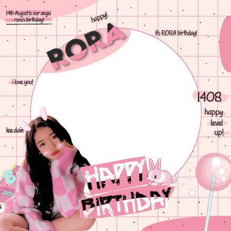 Polaroid Template, Birthday Event, Edit Icon, Yg Entertainment, I Love You, Happy Birthday, Love You, Layout, Celebrities