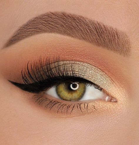 Anastasia Beverly Hills Nouveau, Cat Eyelashes, Lashes Short, Olive And Gold, Short Cat, Half Lashes, Foil Eyeshadow, Eye Makeup Images, Natural Smokey Eye