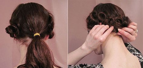 1920's Hairstyles for Long hair - Faux Bob | Glamour Daze Faux Bob For Long Hair 1920, 1920s Faux Bob Long Hair, 1920s Updo Tutorial, 1920 Hair Accessories, 1920s Hair Styles For Long Hair, Easy 20s Hairstyles For Long Hair, 1920s Long Hairstyles Tutorial, 1920s Hair For Long Hair, Gatsby Long Hairstyles