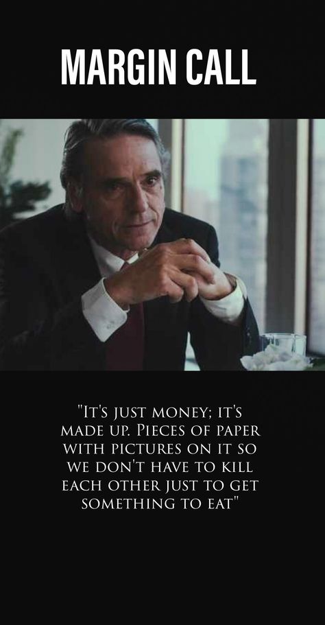 Margin Call is one of the best financial thrillers you will see. Jermy Irons was fabulous. Margin Call Movie, Call Film, Margin Call, Fang Yuan, Neat Quotes, Calling Quotes, Enough Is Enough Quotes, Business Quote, Customer Journey Mapping