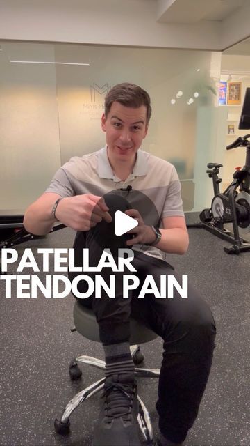 Dan Ginader on Instagram: "Patellar tendon (ligament) pain can be extremely painful and limiting. The good news is that integrating this exercise has been proven to make a significant impact on the pain and function of the knee. If you begin to do this exercise regularly in 4-6 weeks, research shows that you should notice a huge difference in your symptoms.   #physicaltherapy #kneepain" Patella Femoral Syndrome Exercises, Patellar Tendon Exercises, Patella Femoral Syndrome, Patellar Tendon, Knee Ligaments, Exercise Regularly, Knee Exercises, The Good News, Gym Workout Tips