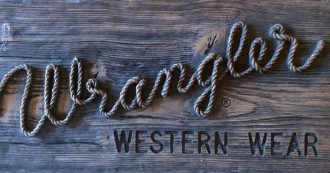 Wrangler: A Heritage Brand Looks At 70 - https://hddls.co/2HH6DW7 Wrangler Western Wear Wood Sign, Wrangler Logo Aesthetic, Wrangler Wallpaper, Wrangler Aesthetic, Western Backgrounds, Western Icons, Cowgirl Coffee, Western Aesthetic Wallpaper, Western Aesthetics