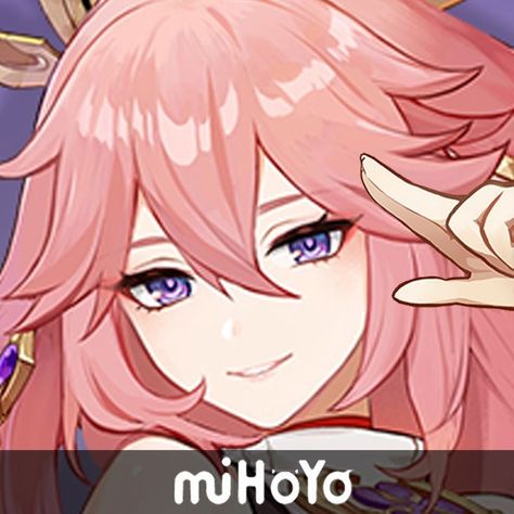 Disclaimer: I do not own any of the art displayed. All rights belong to miHoyo and its creators. ~ yae miko with hand pose genshin impact app icon edit by kakuhisui ~ Foto Cartoon, Yae Miko, Profil Anime, S Icon, Anime Best Friends, Matching Profile Pictures, Art Icon, Phone Themes, Art Display