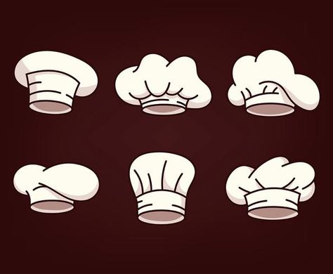 Chef Hat Illustration Chef Illustration Art, Chef Illustration Drawing, Chef Hat Illustration, Chef Hat Drawing, Chef Illustration, Chef Cartoon, Chef Cats, Cartoon Chef, Hat Illustration