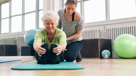 yoga for back pain with Robin Rothenberg Yoga For Back Pain, Bone Loss, Old Person, Yoga Therapy, Stretching Exercises, Wellness Blog, Senior Fitness, Abdominal Muscles, Healthy Aging