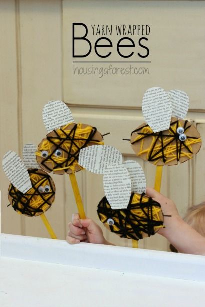 Insect Crafts For Kids, Summer Crafts For Toddlers, Bee Hive Craft, Bee Craft, Insects Preschool, Bee Activities, Bee Classroom, Insect Crafts, Summer Forest