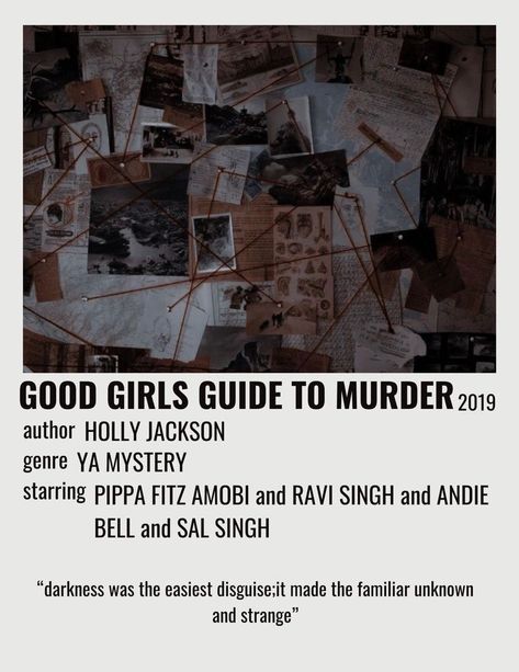 Andie Bell Missing Poster, Minimalist Book Poster, A Good Girls Guide To Muderer Poster, A Good Girls Guide To Muderer Wallpaper, A Good Girls Guide Quotes, Good Girls Guide To Muderer Aesthetic, Good Girl Guide To Muderer, A Good Girls Guide Book Aesthetic, A Good Girls Guide Book