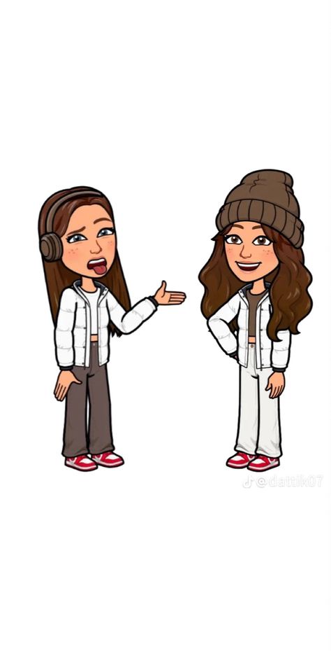 Bsf Matching Bitmojis Snapchat, Matching Christmas Bitmoji Outfits, Matching Bitmojis For Best Friends Y2k, Bit Mojo Outfit Ideas, Duo Bitmoji Ideas, Bitmojis For Best Friends, Crazy Bitmoji Ideas, Bitmoji Matching Outfits Bff, Matching Bitmojis Snapchat