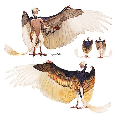 ArtStation - Bird person project, WIP, C Wallberg Bird Person, Bird People, New Clothes, Fantasy Creatures, Moose Art, Concept Art, Character Design, Drawings, Animals