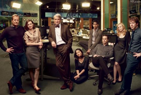 Love this show!! John Gallagher Jr, Thomas Sadoski, John Bradley, Alison Pill, Sam Waterston, Liam Cunningham, The Newsroom, Annie Leibovitz, Olivia Munn